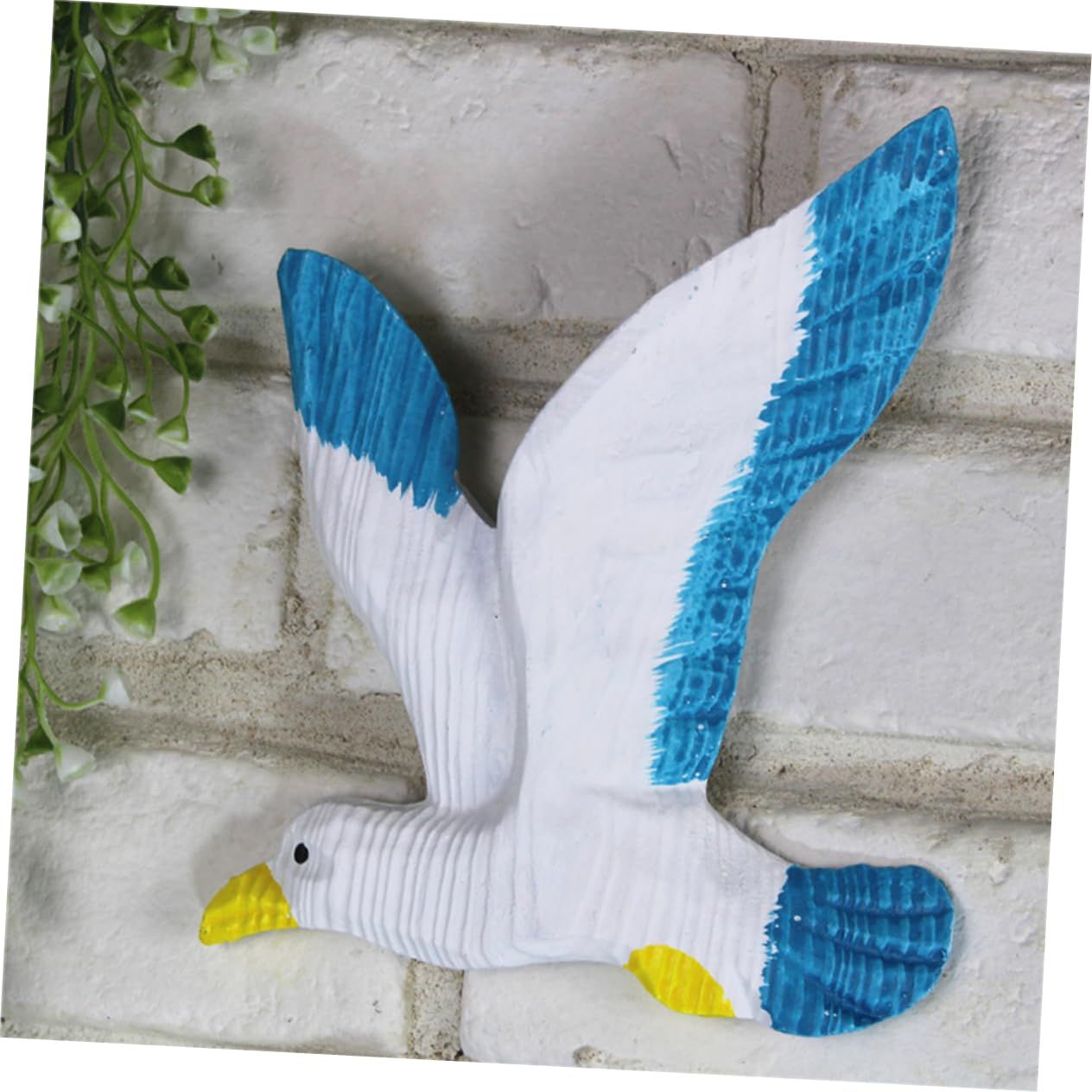 3pcs Resin Sea Birds Ornament Seagull Wall Art Seagull Wall Plaques for Beach view 3