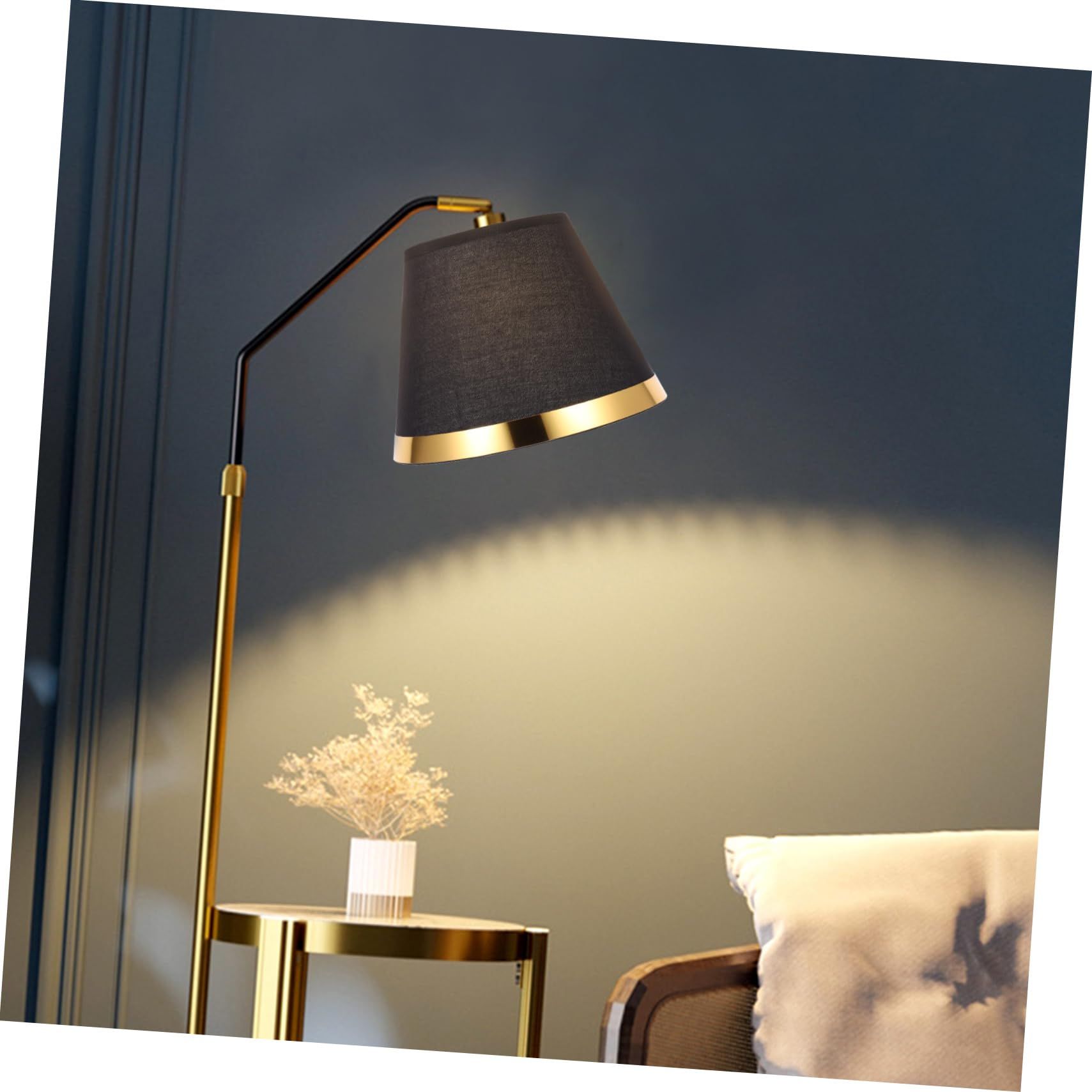Fabric Lampshade Removable Lampshade Cloth Lamp Shade Linen Lampshade for view 2