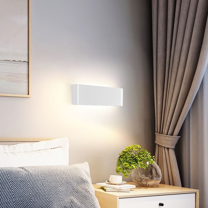 LED Square Wall Lamp, Living Room Study Bedroom Lamp, Bedside Lamp Entrance view 2