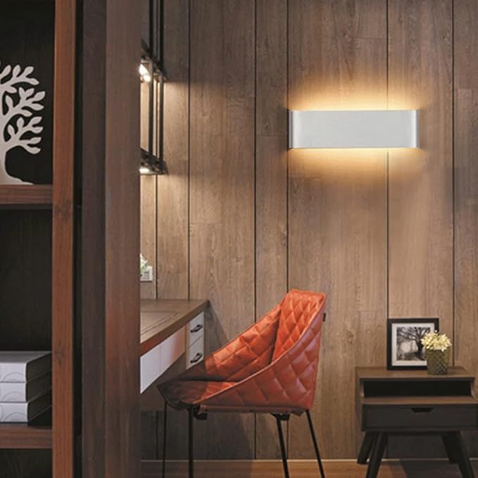 LED Square Wall Lamp, Living Room Study Bedroom Lamp, Bedside Lamp Entrance view 3