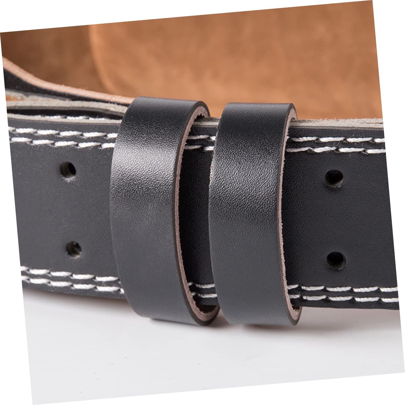 Leather Protective Back Strap Weight Lifting Belt Custom Weightlifting Belt view 4