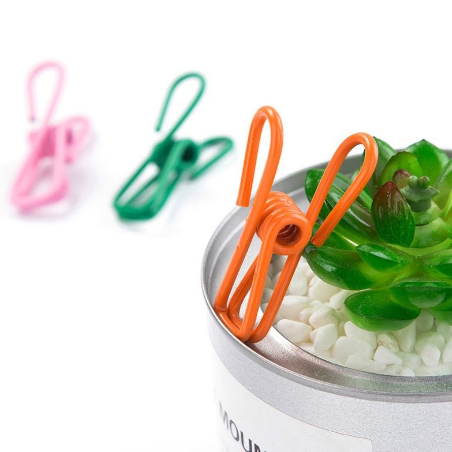 Chip Clips，20PCS PVC Coated Material Food Packaging Clip view 2