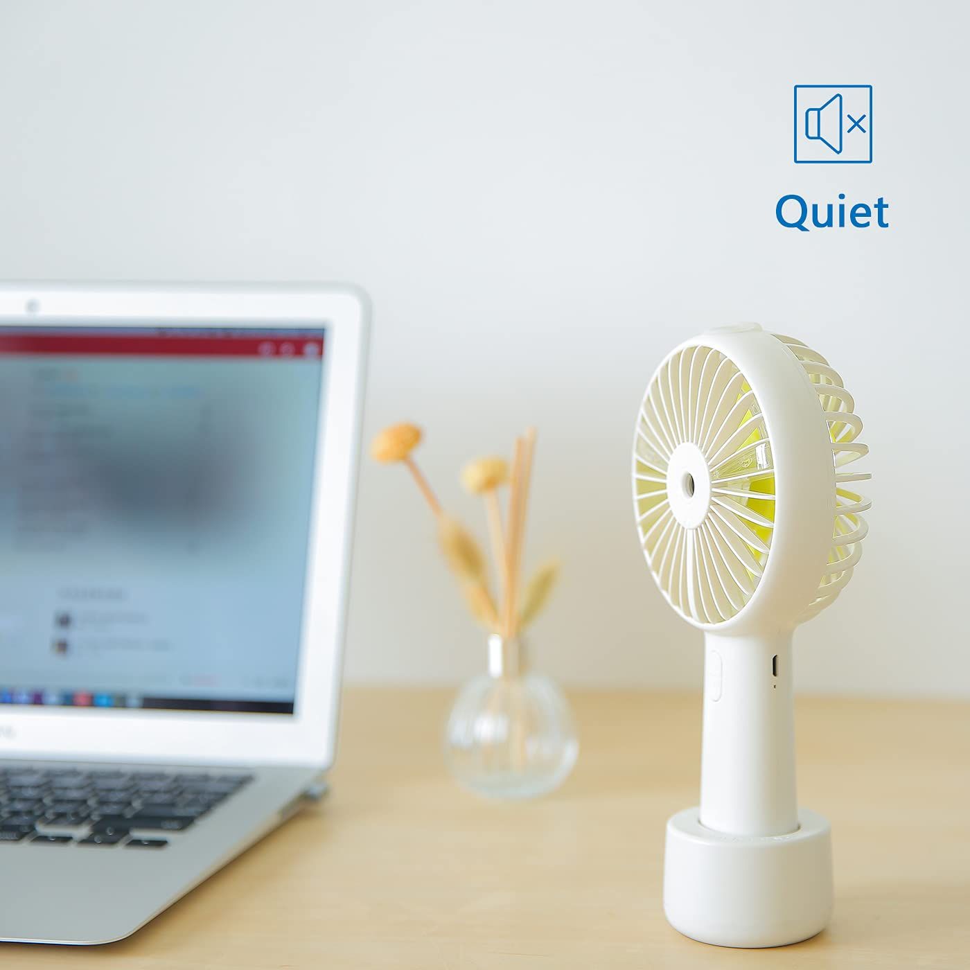 Small Handheld Misting Fan view 2