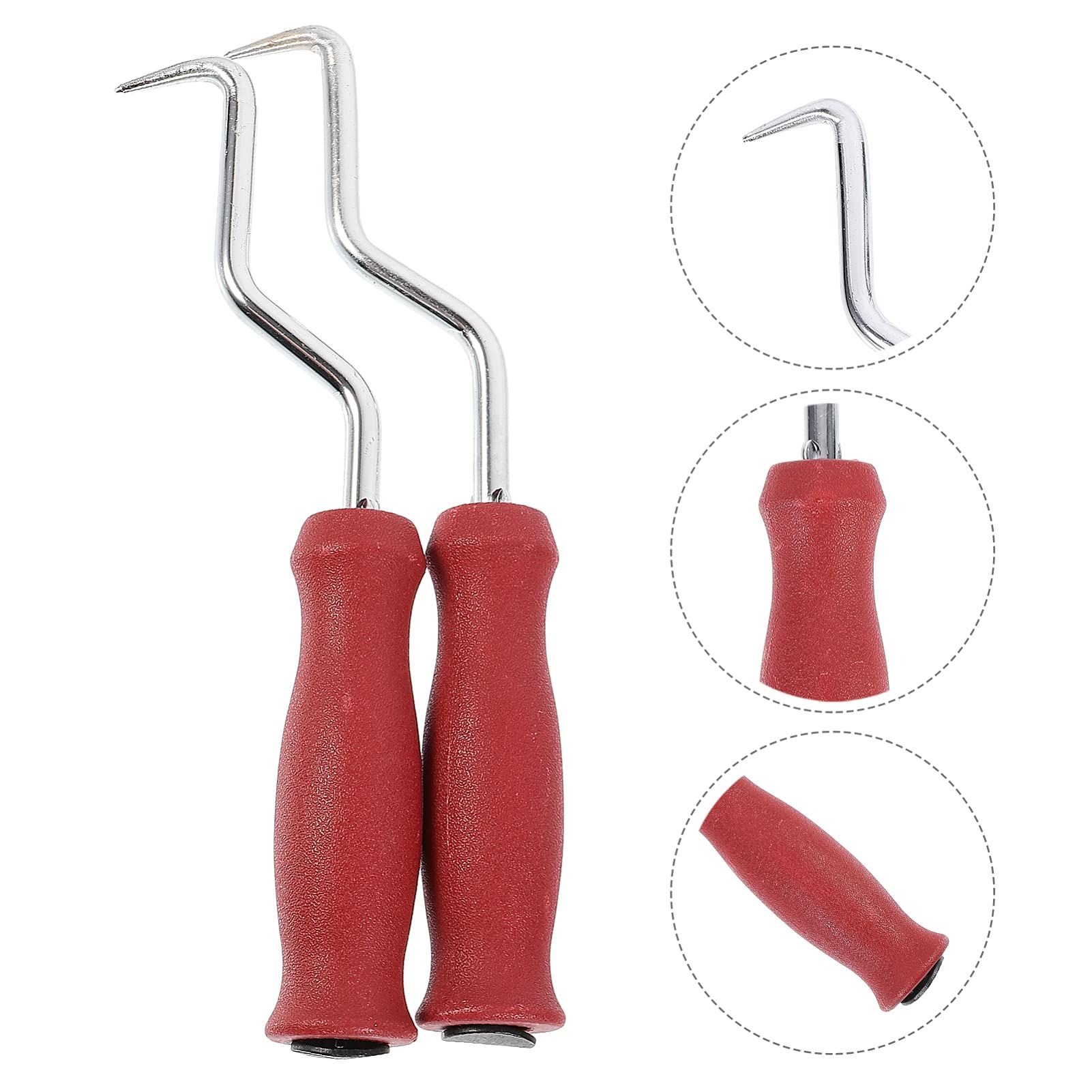 2pcs Automatic Rebar Tie Wire Bent Rebar Hooks Practical Bent Steel Hooks view 4