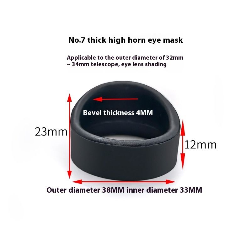 2 Pcs Microscope eyeshield Microscope Eye Cups Binocular eyecups Eyepiece view 4