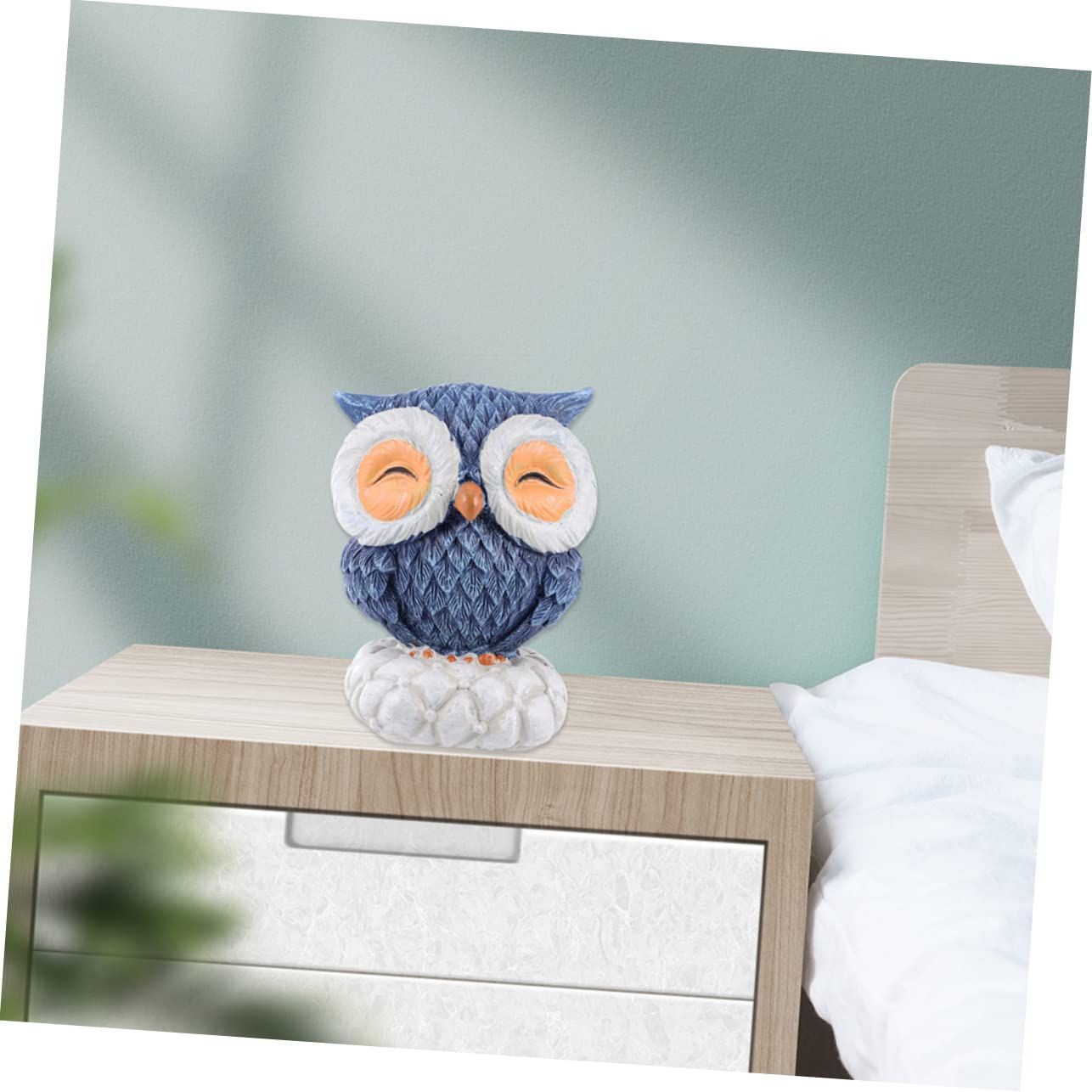 1pc Owl Ornament Garden Owl Statues Owl Garden Statue Ornament for Kids Mini view 3