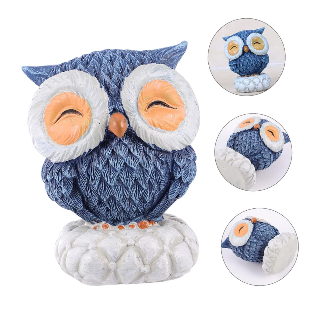 1pc Owl Ornament Garden Owl Statues Owl Garden Statue Ornament for Kids Mini view 4