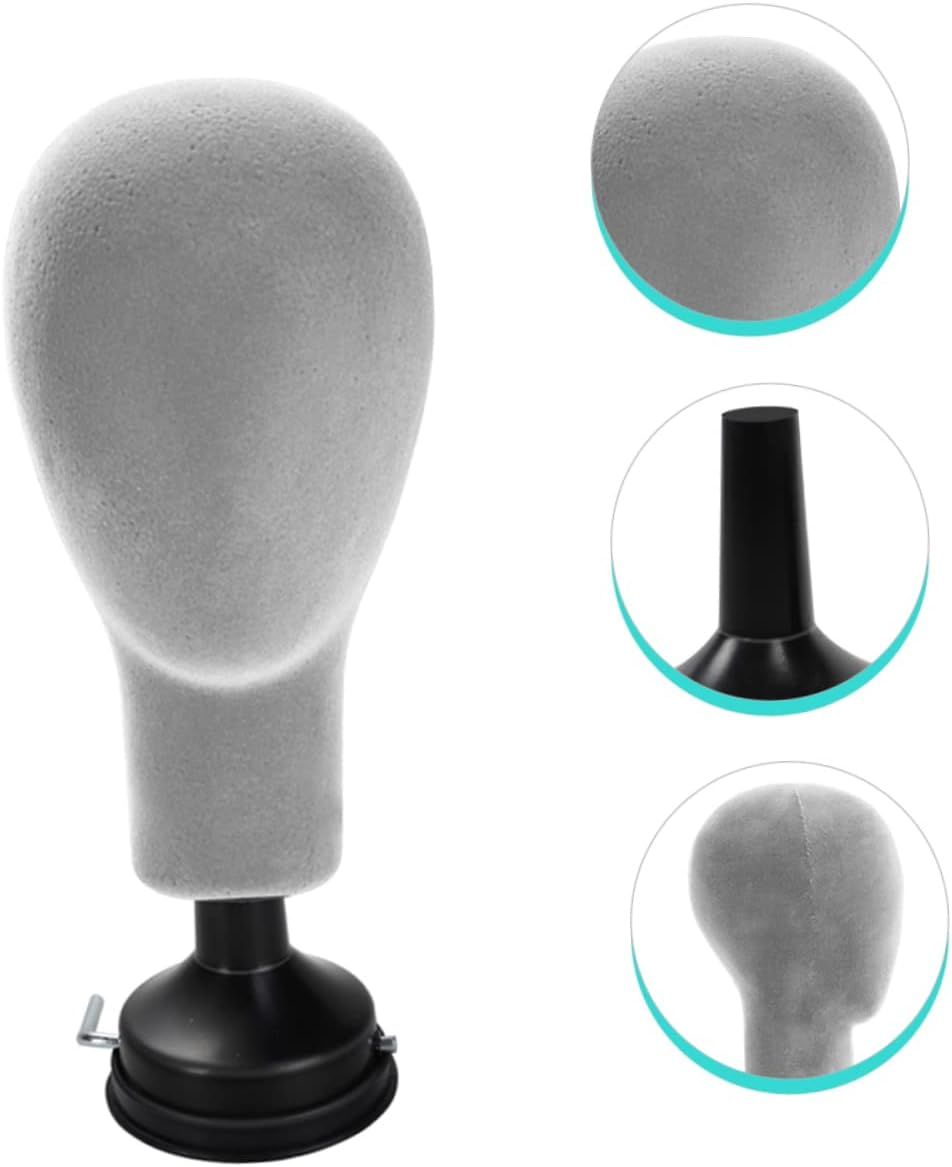 Hat Holder Canvas Holder Stand Men Wigs Hair Maniquine Men Tools Mannequin view 2