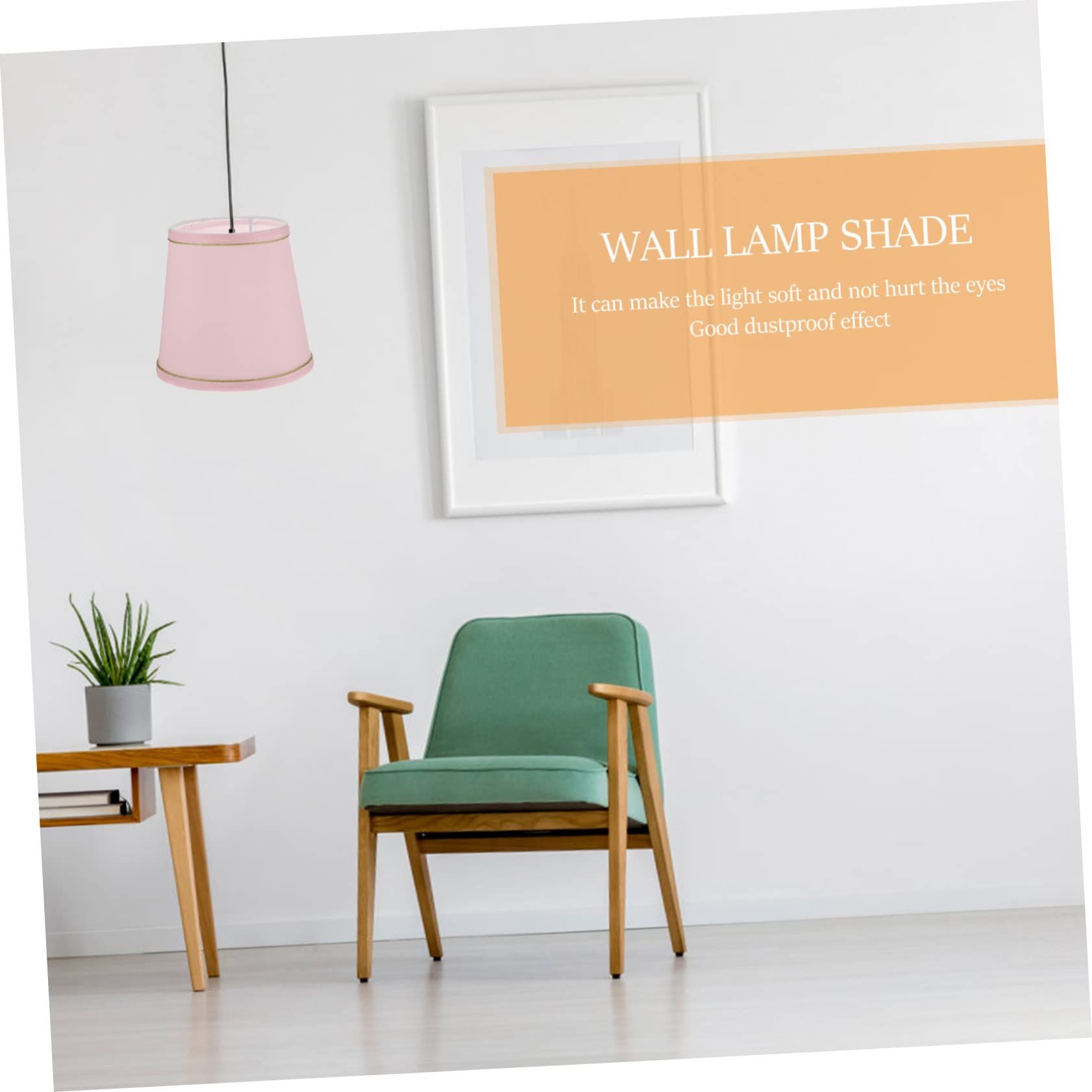 1pc Fabric Lampshade Wall Lamp Floor Lamp Small screw mouth fabric lampshade