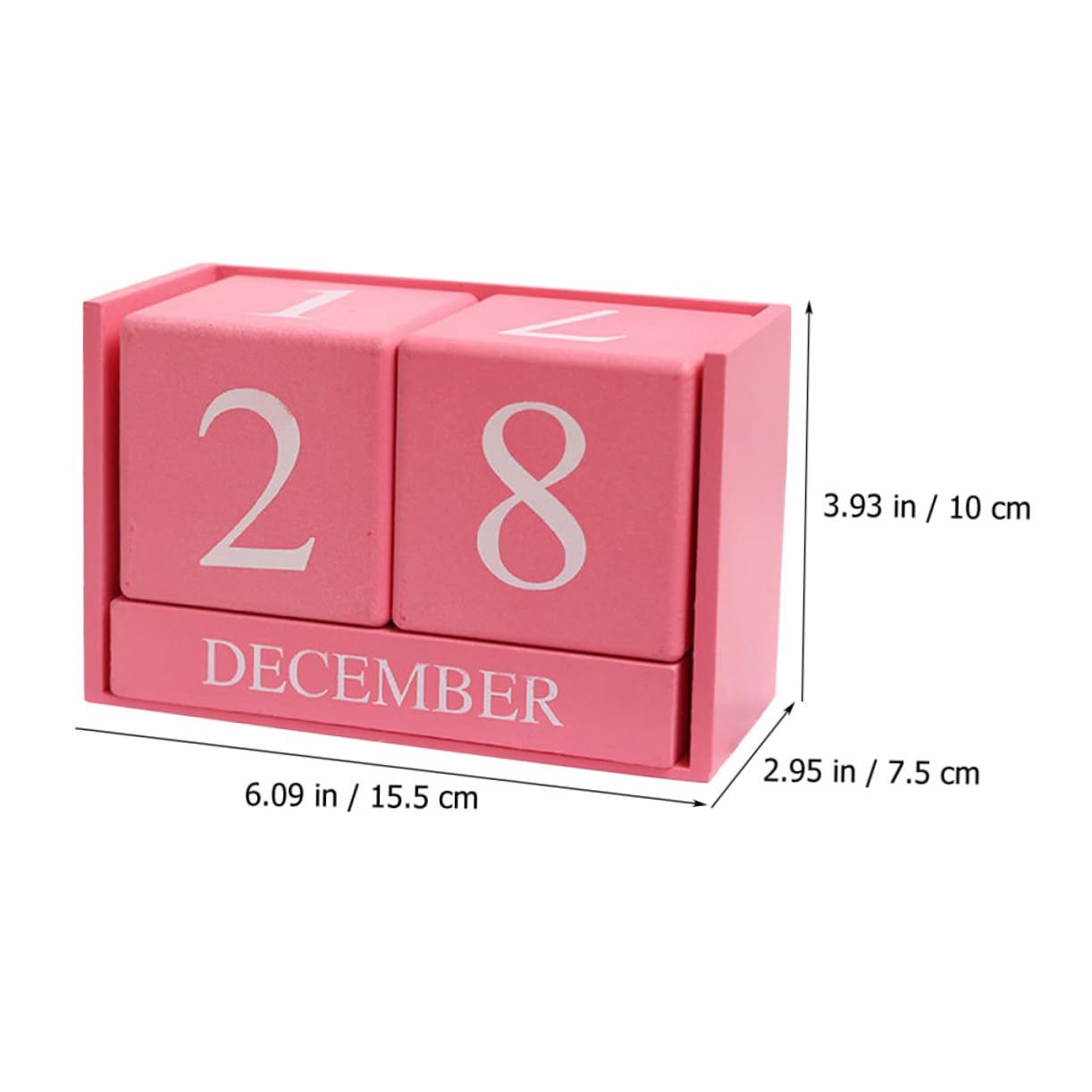 Wood ornaments desk calendar desk calendars vintage rabbit the list desktop view 2