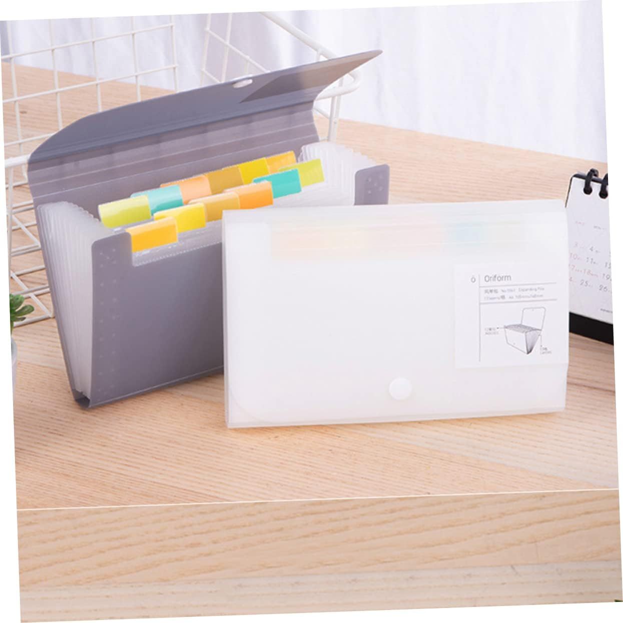 2pcs File Folder Expandable Folder Document File Holders Document Folder view 4