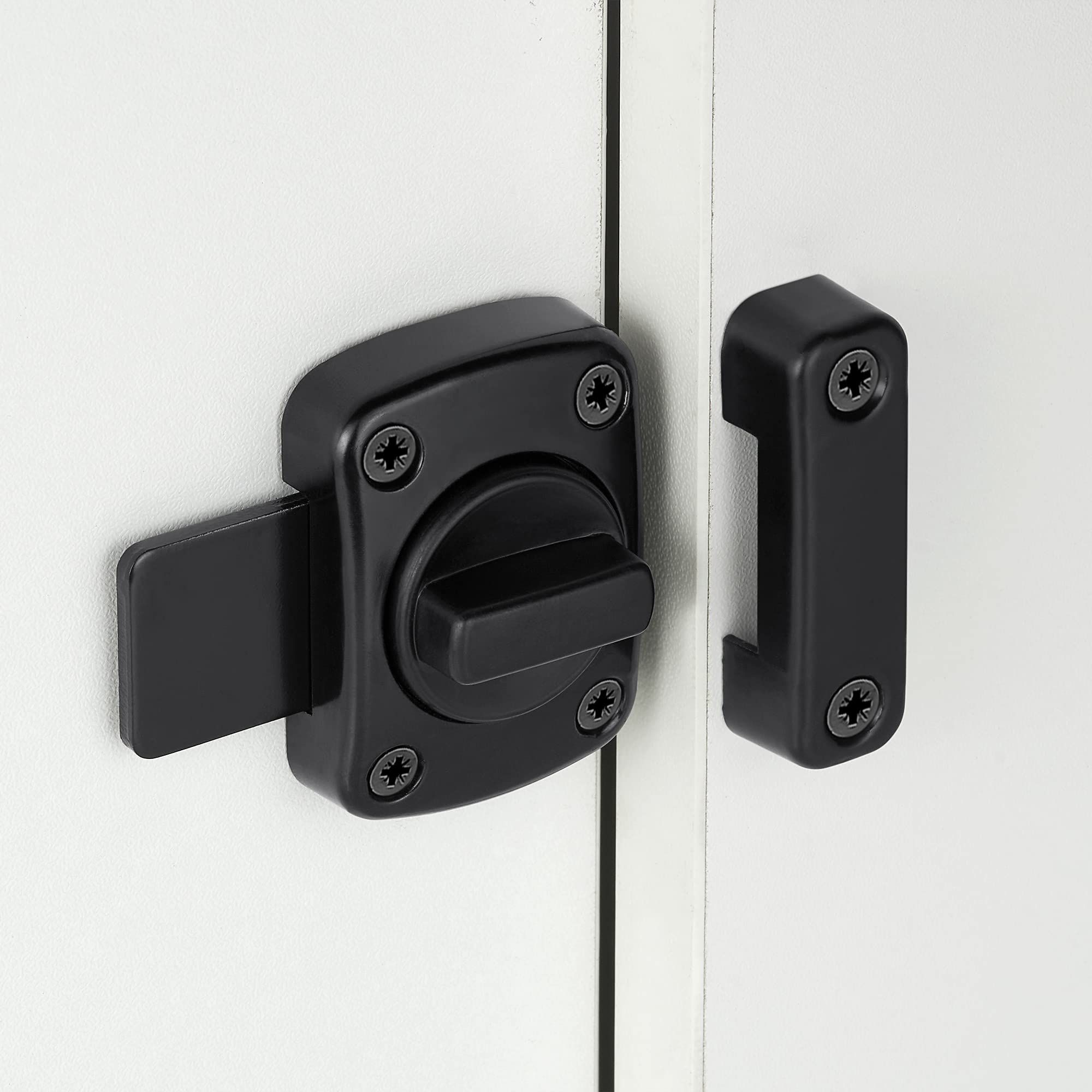 2 Packs Rotate Bolt Latch Gate Latches Safety Door Lock view 2