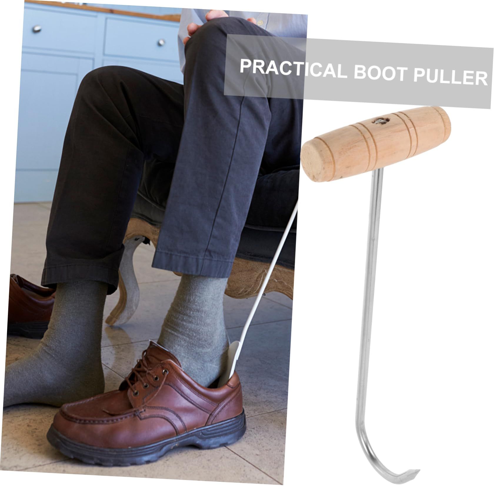 2pcs Boot Hook Dress Shoes for Women Heels Pregnancy Shoehorn Ladies Heels view 2