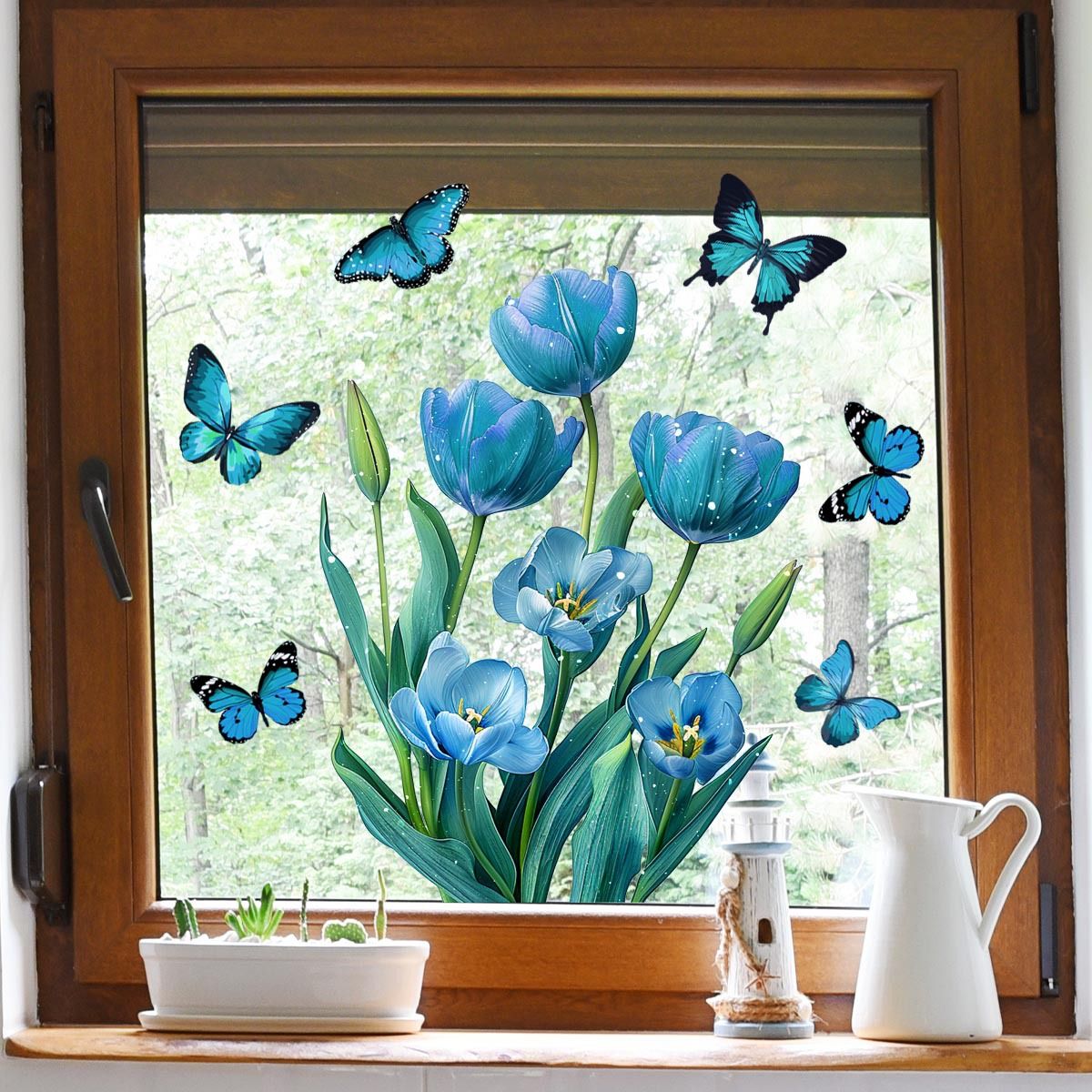 Spring Summer Window Cling Sticker view 2