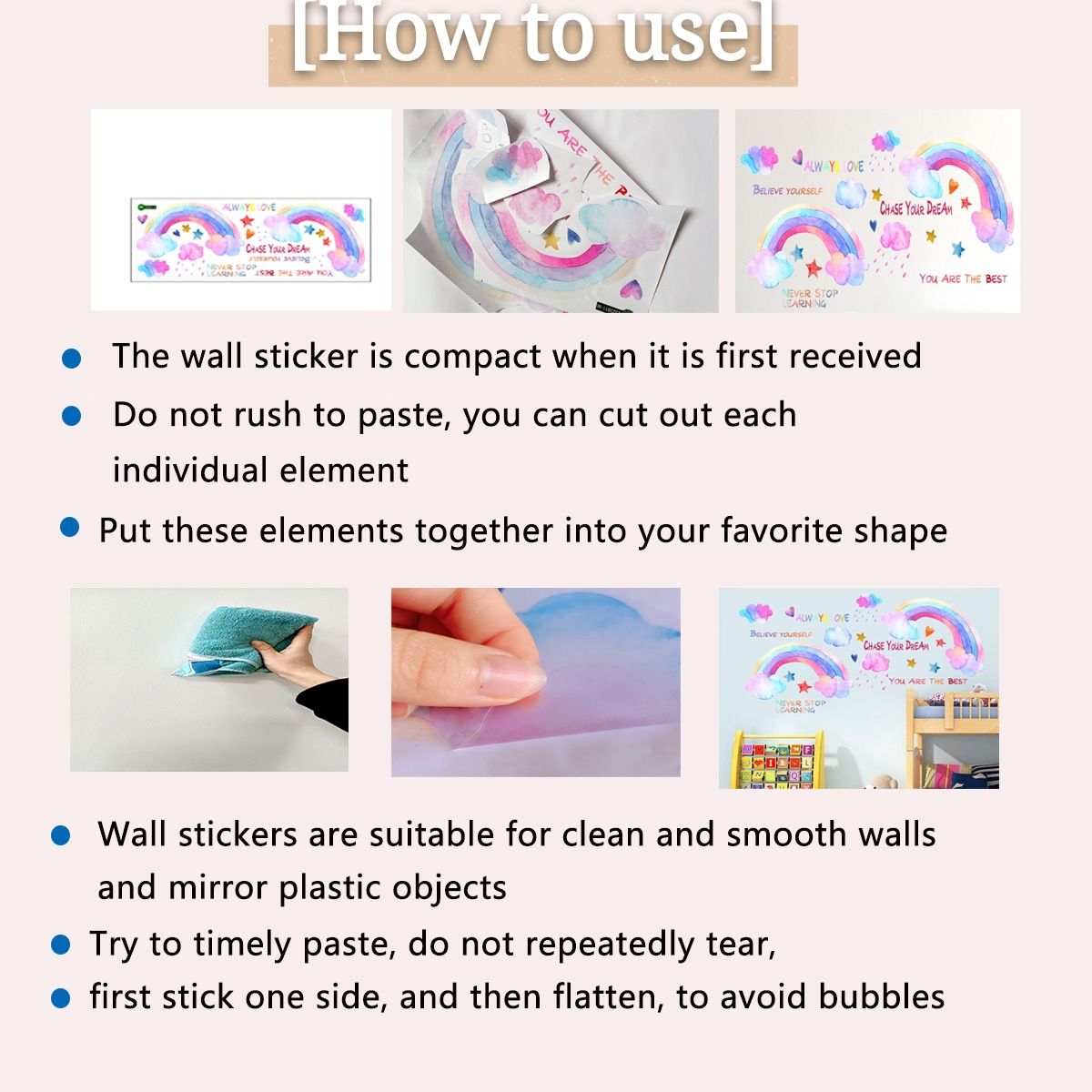 Stickers, Glow Waterproof Window Stickers with Moon Start, Party Decorations view 4