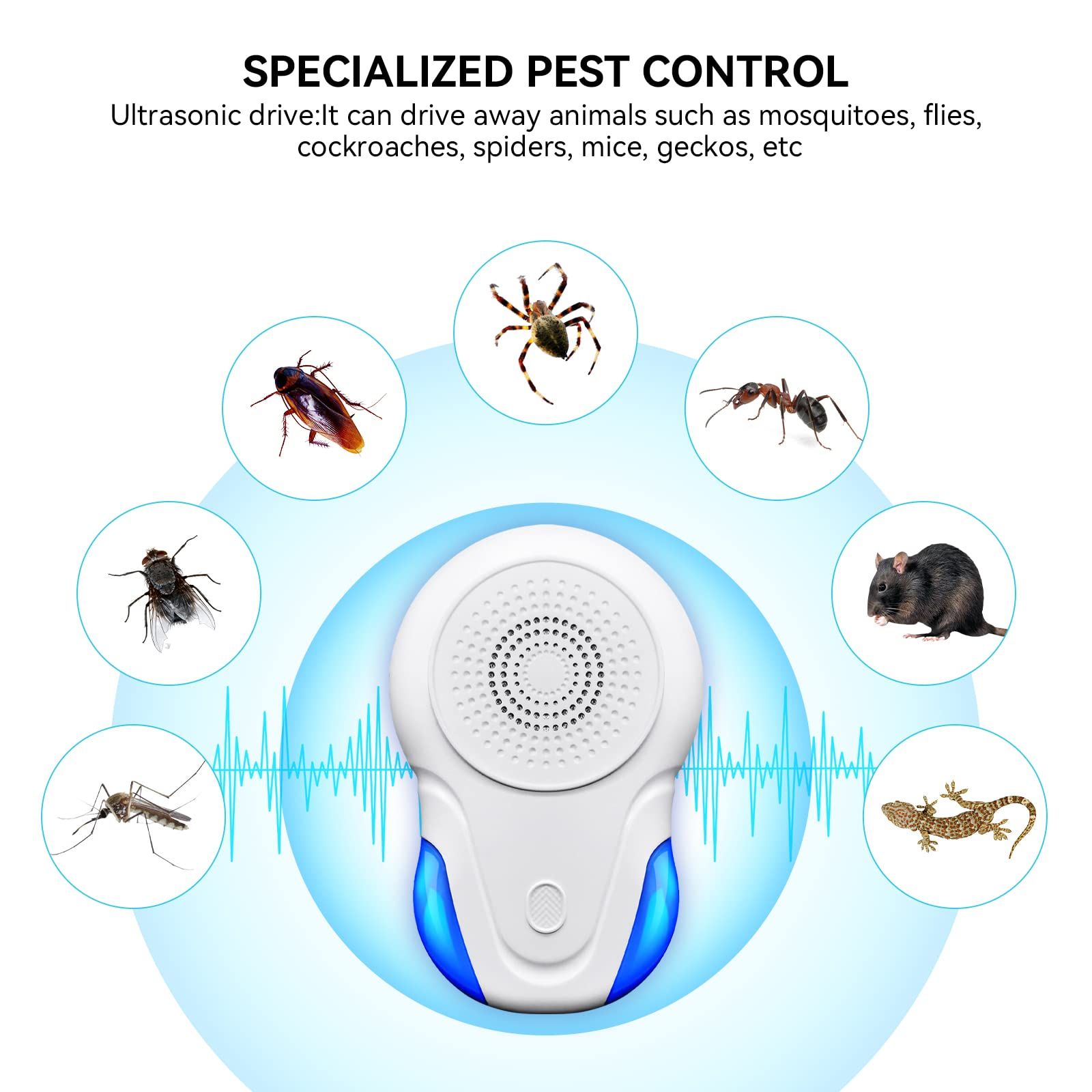 Ultrasonic Pest Repeller 6 Pack