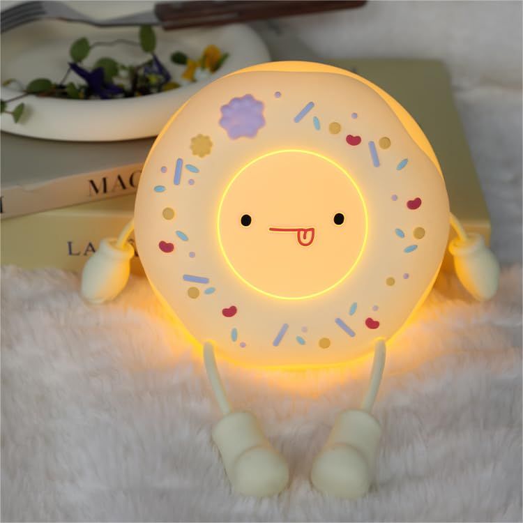 Cute Donut Lamp - Donut Dessert Night Light view 3