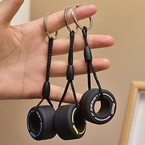 (3pcs) Racing Tire Key Chain view 4