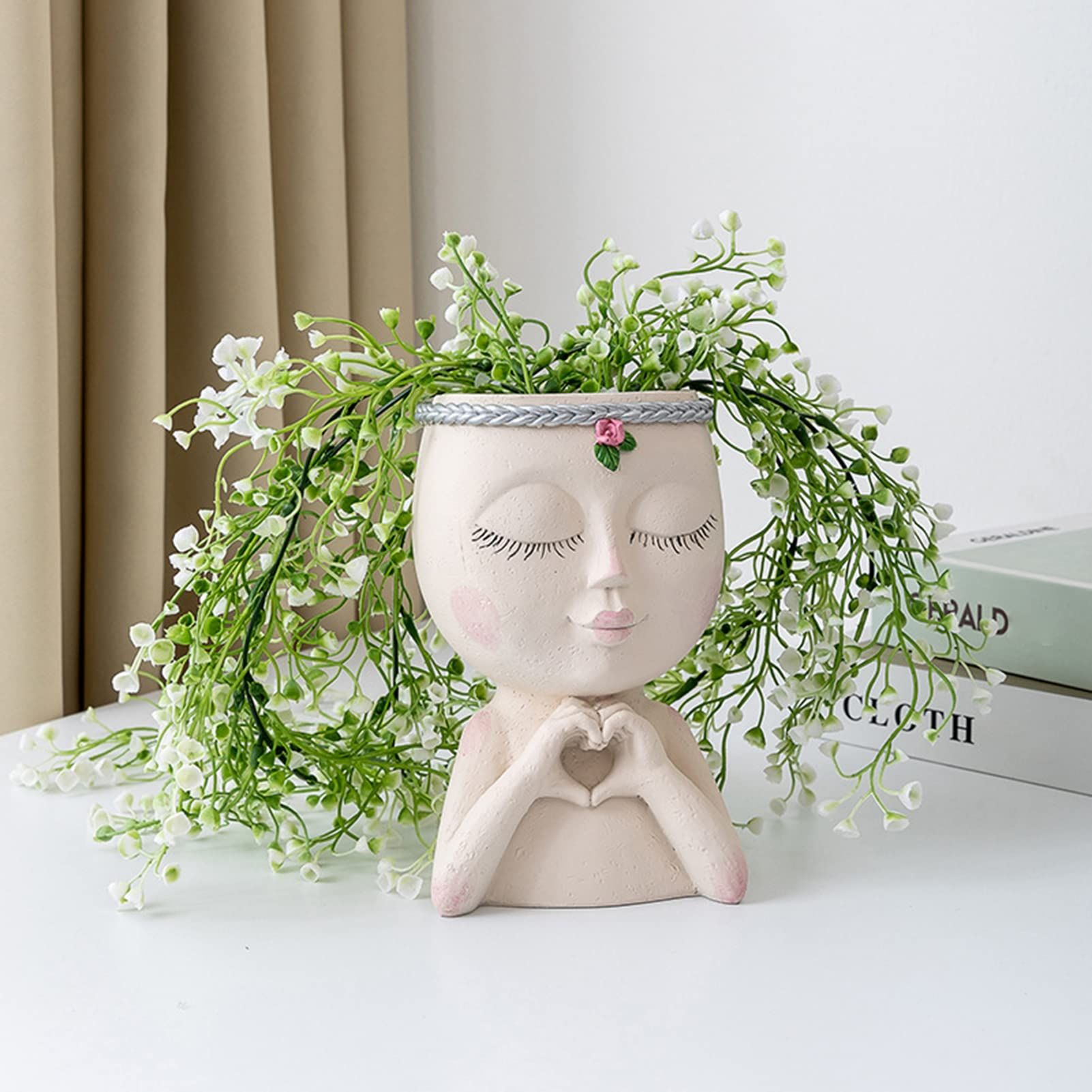 Face Planter Pot Face Flower Pots view 2