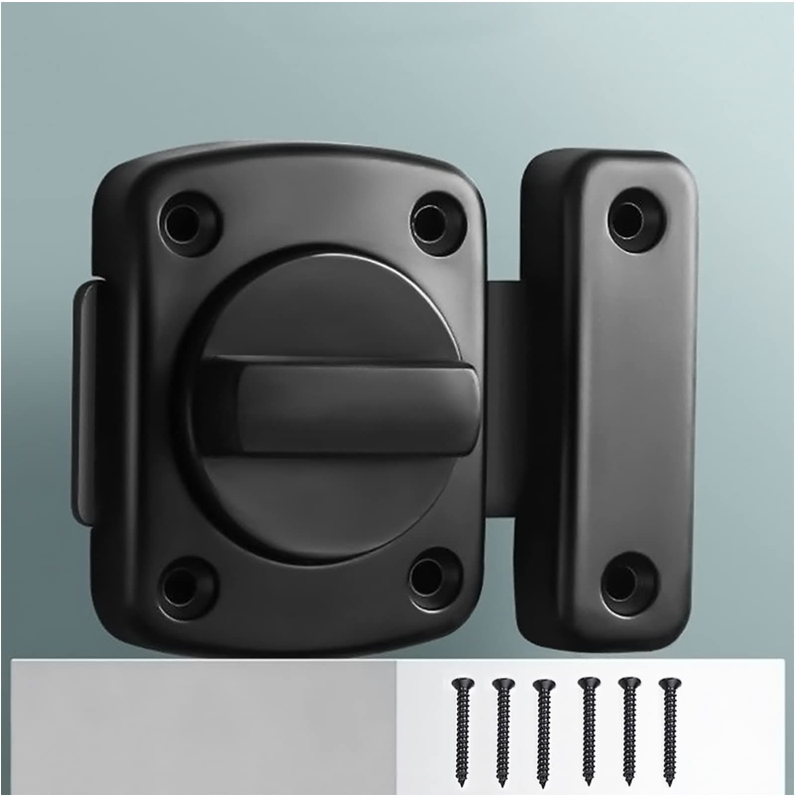 Rotary Bolt Latch,180 Degree Switch Barn Door Latch,Bedroom Door Lock
