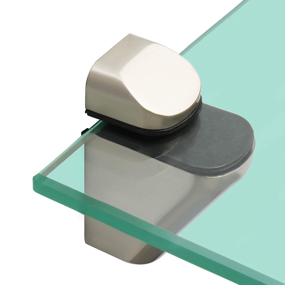 2 Pcs Adjustable Brackets Board/Glass Shelf Bracket Wall Mount Support Shelves view 3
