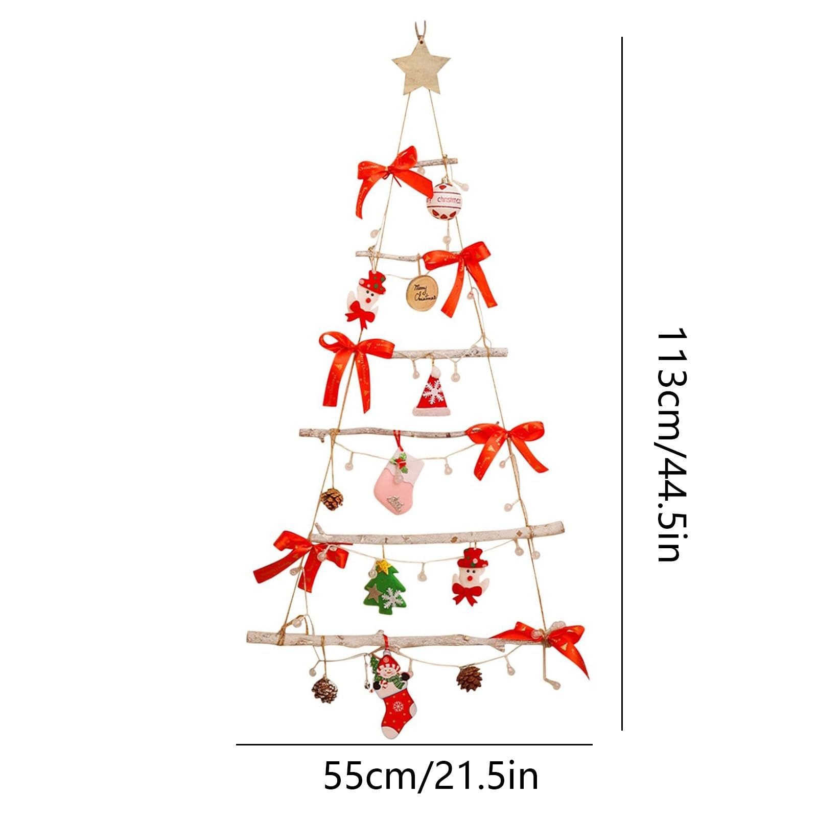 Wall Lighted Christmas Tree Christmas Decoration with Led Light Tree Shaped view 2