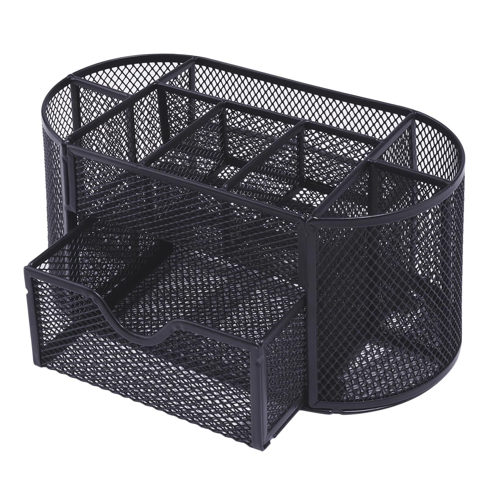 Office Supplies Mesh Desktop Organizers with Sticky Notes Pen Holder Pencil