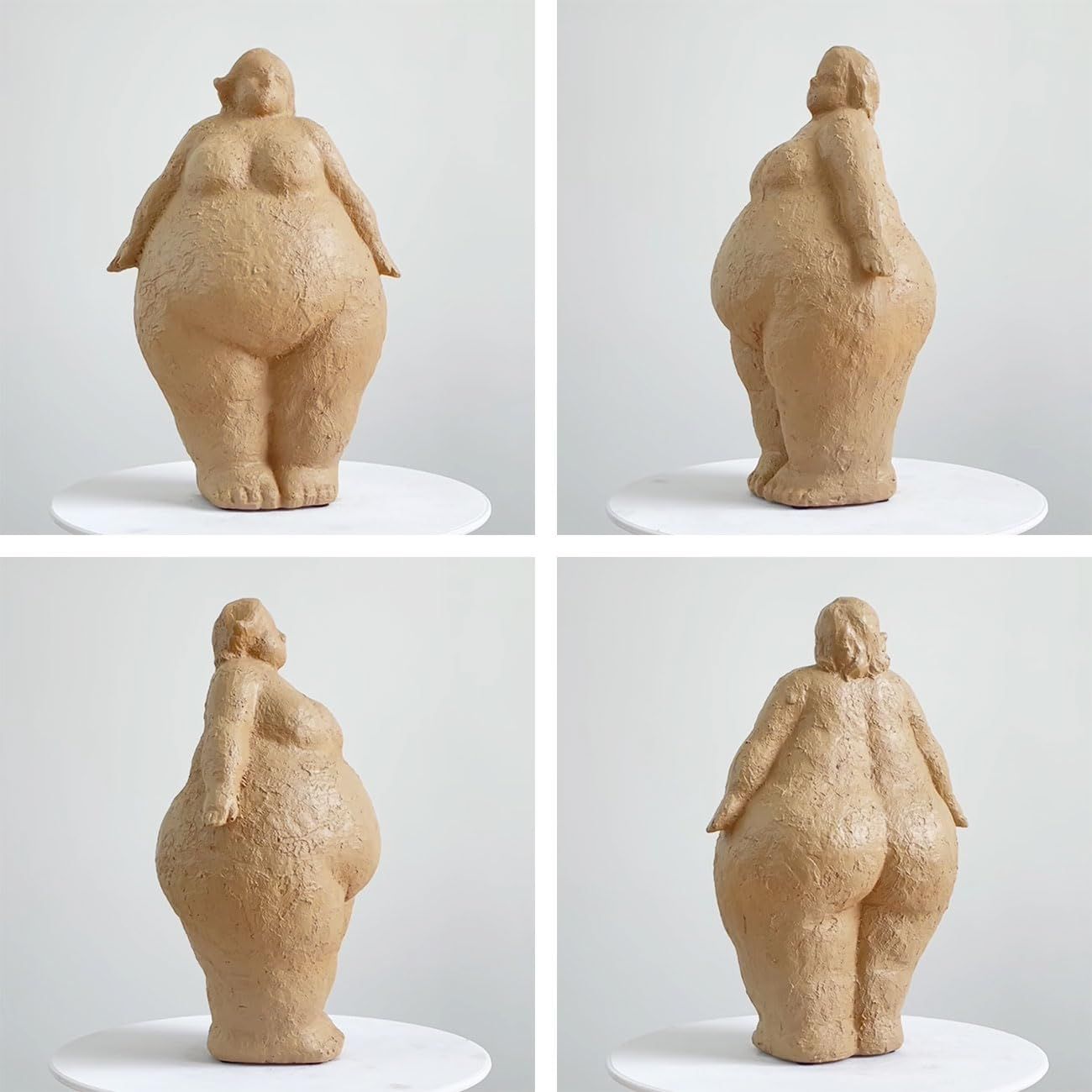 Lady Statue Figurine Woman Sculpture Modern Decor Arts Home Gifts Polyresin view 2