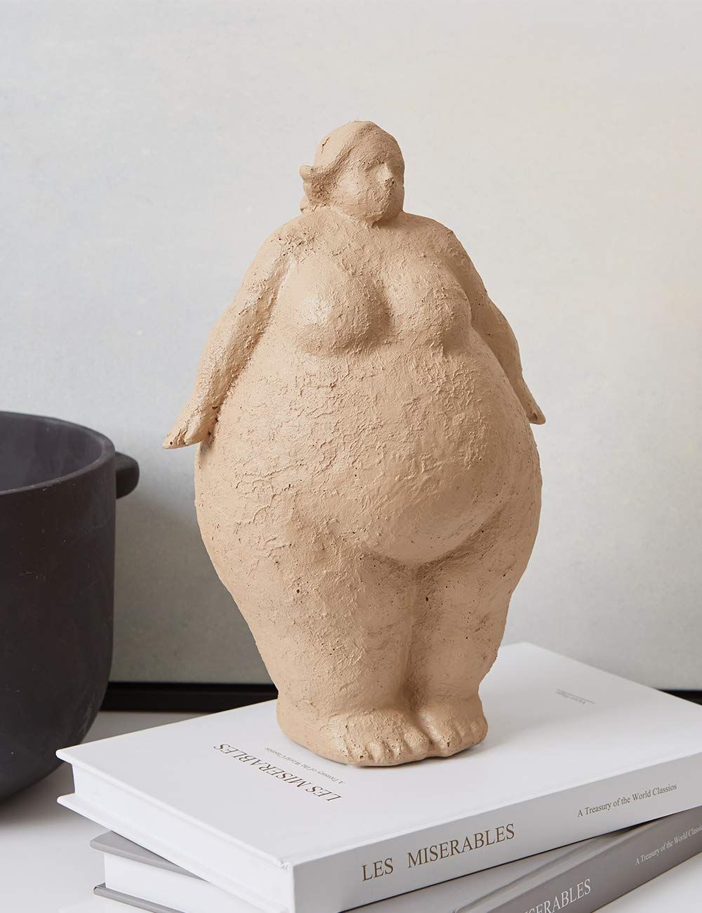 Lady Statue Figurine Woman Sculpture Modern Decor Arts Home Gifts Polyresin view 4