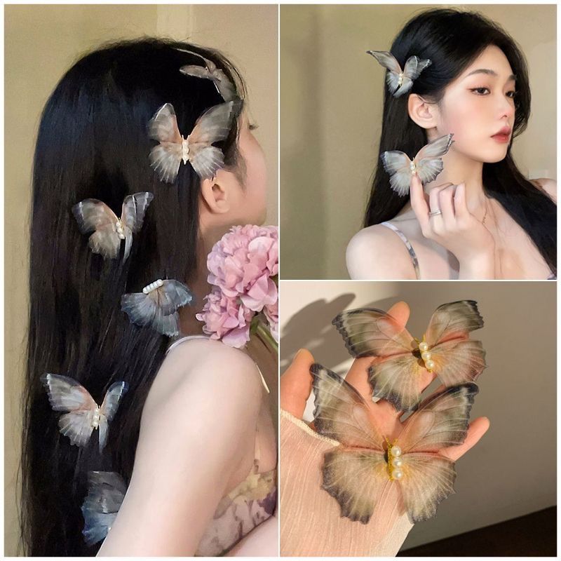 10PCS Butterfly Hair Clips view 4