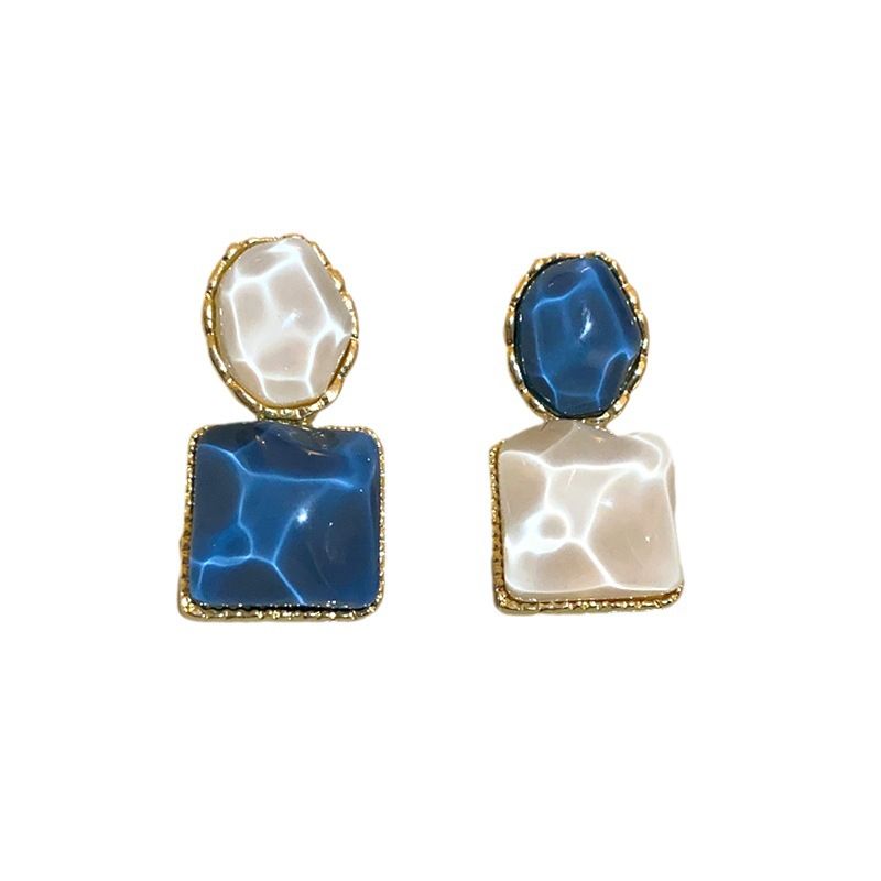 Bohemian Stud Earrings Women Wedding Jewelry Boho Statement Earrings-Drop