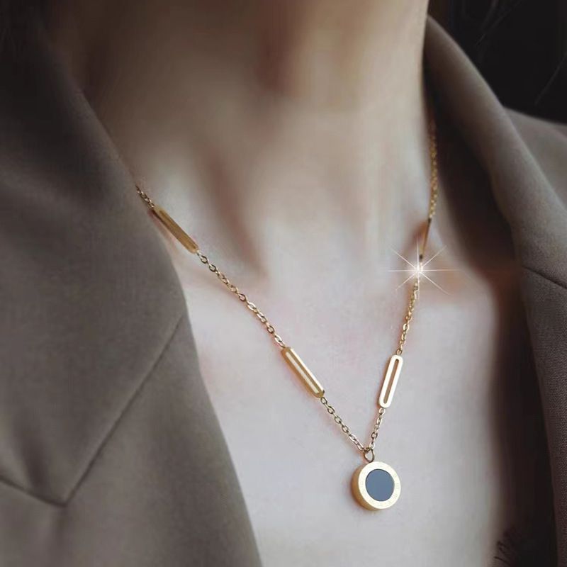 Gold Cuban Link Necklace for Women with Trendy Necklaces Gold Link Chain view 2