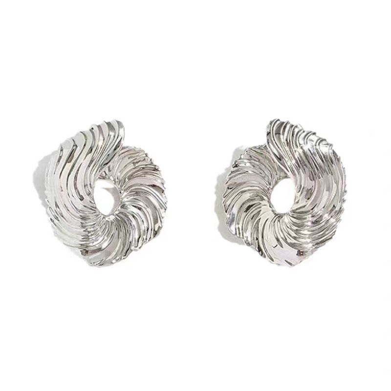 2pairs Chunky Gold Hoop Earrings for Women