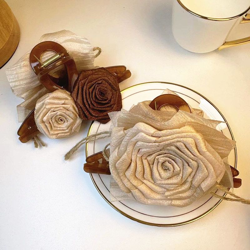 2Pack Hair Clip Medium Hair Claw Clips for High Ponytail
