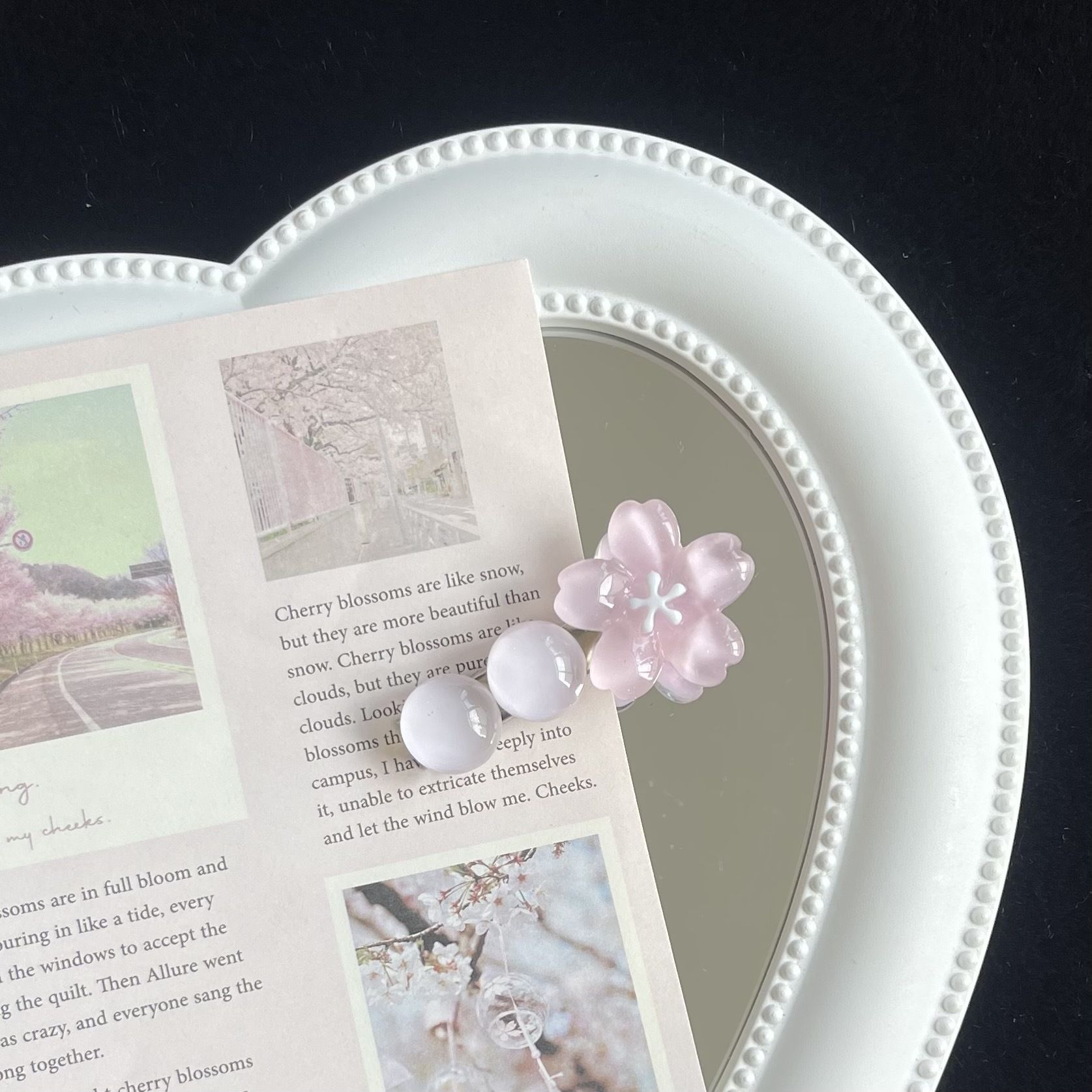 4PCS Flower Decoration Charms view 3