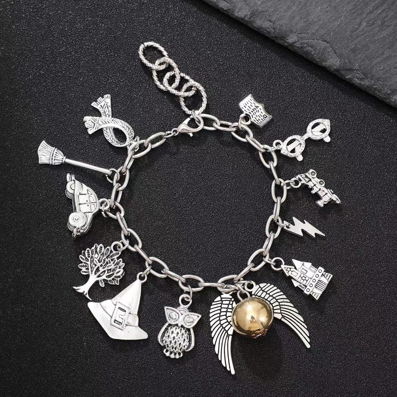 Bracelets Jewelry Set Wizardry Themed Adjustable Bracelet Birthday Gift For view 3