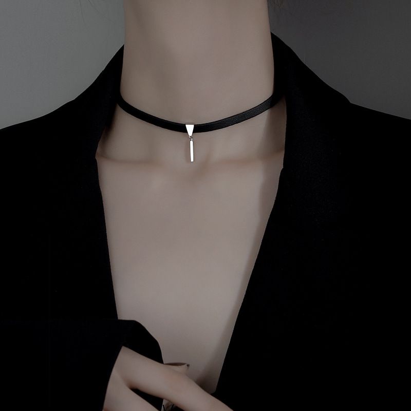 Gothic Cross Necklace for Women Black Choker Punk Vintage Cross Pendant view 3