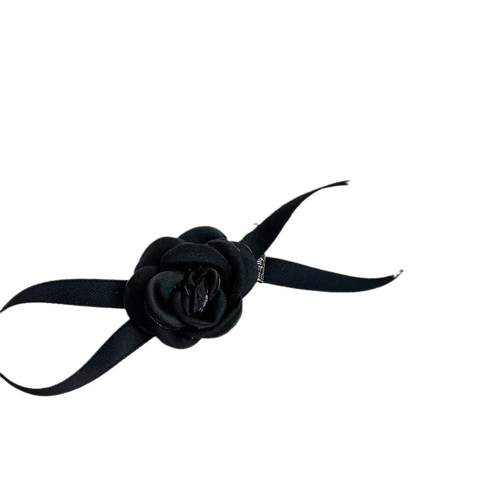2PCS Flower Choker Necklaces for Women Rose Choker Necklace Rosette Camellia