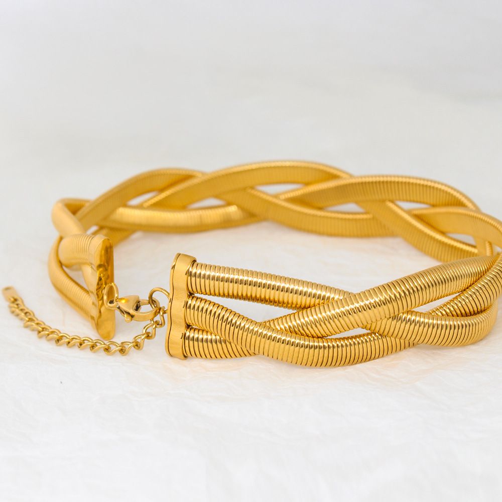 African Necklaces for Women Chunky Gold Choker Necklace Statement Egyptian view 4