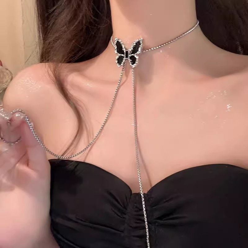 Lucky Butterfly Choker Necklace For Women view 2