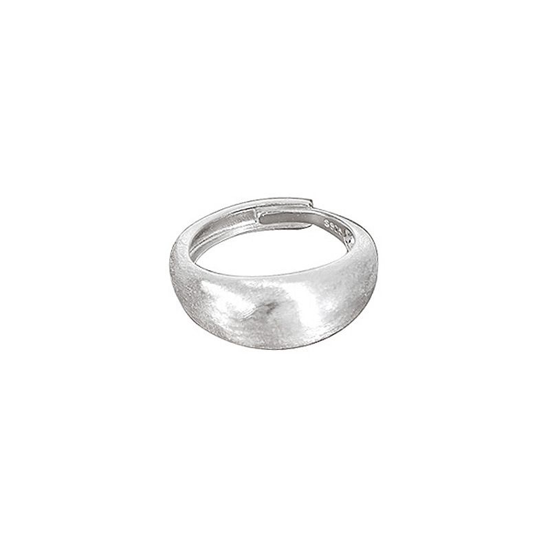 Silver Handmade Wide Convex Band Ring