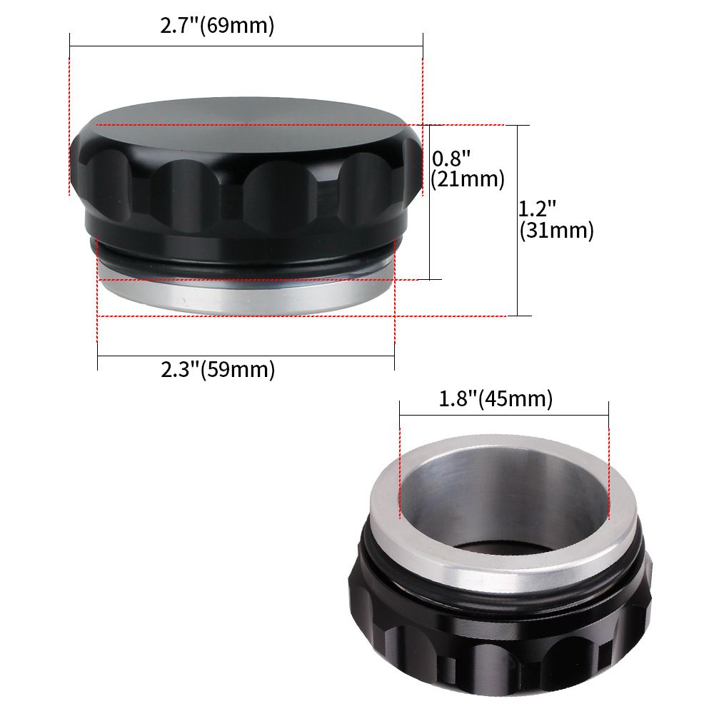 Car Fuel Tank Filler Cap view 3