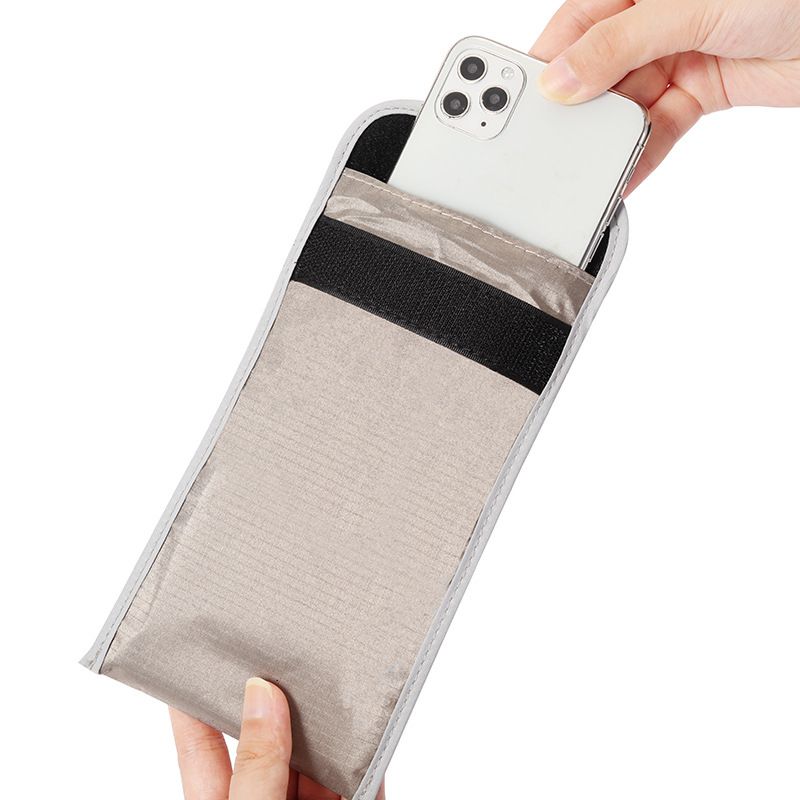2pcs Anti Radiation Cell Phone Sleeve Security Pouch Faraday Bag Signal view 2