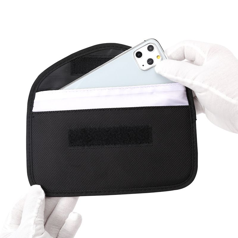 Bag with Zipper Anti-Tracking Car Key Signal Blocker Wallet Shielding Pouch view 2