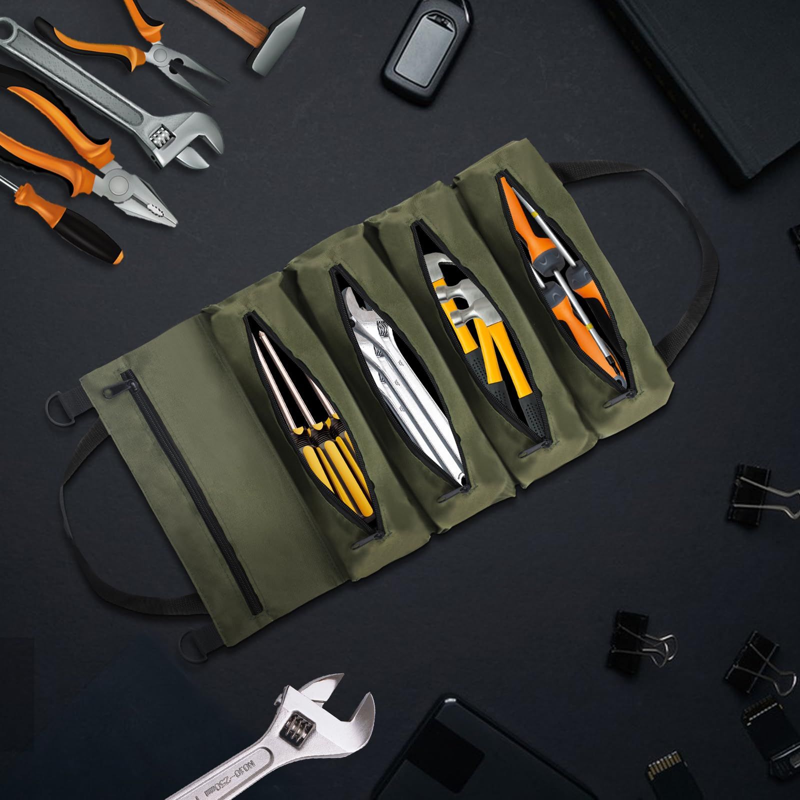 Tool bag Roll Up Organizer view 3
