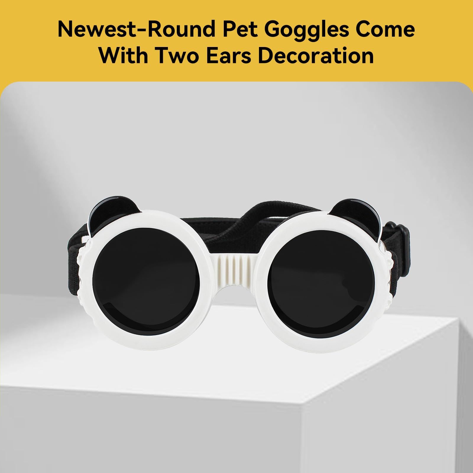 Dog Goggles for Small Dog UV/Wind/Dust Protection Dog Sunglasses for Small view 5