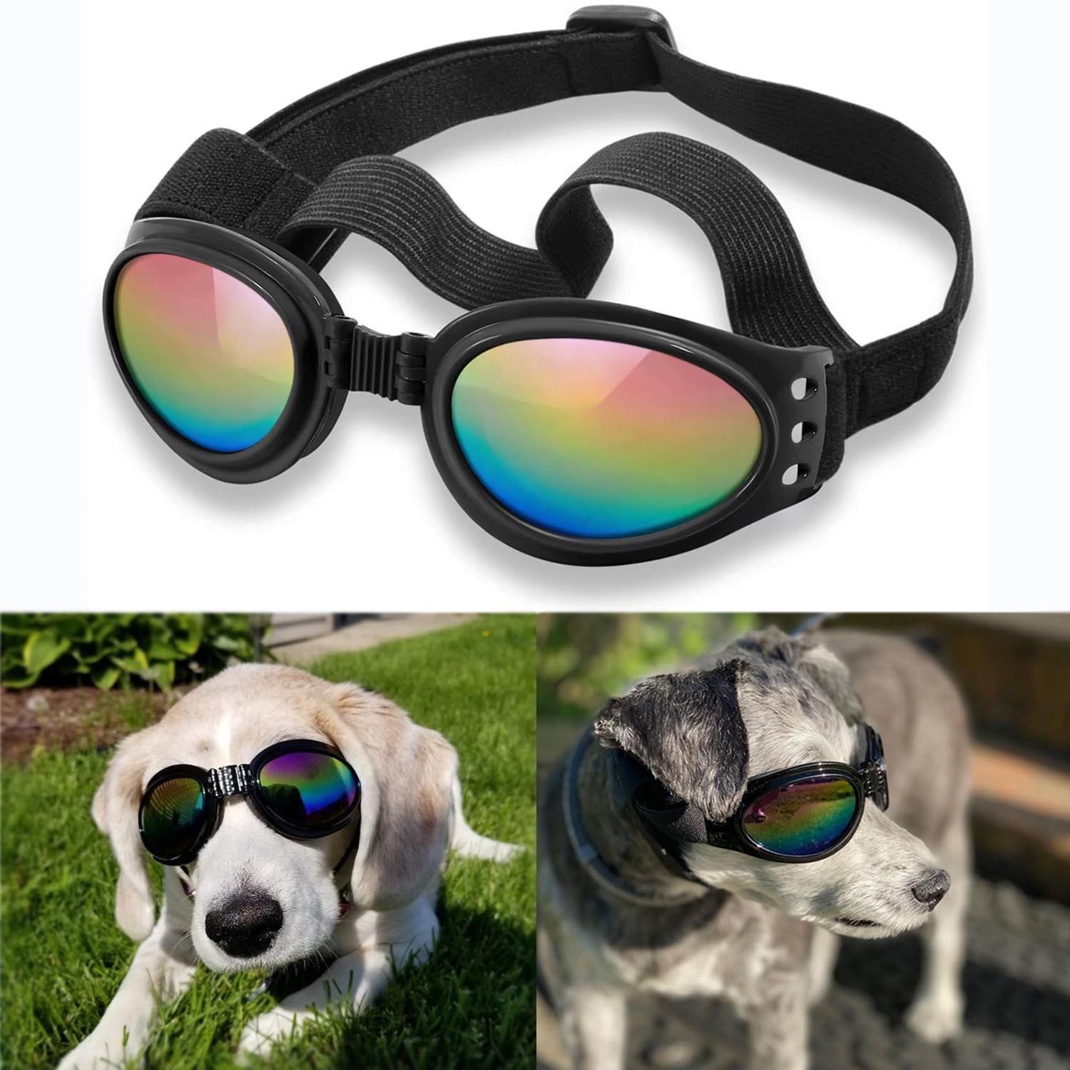 Dog Sunglasses Dog Goggles for Medium Large Breed Dogs view 2
