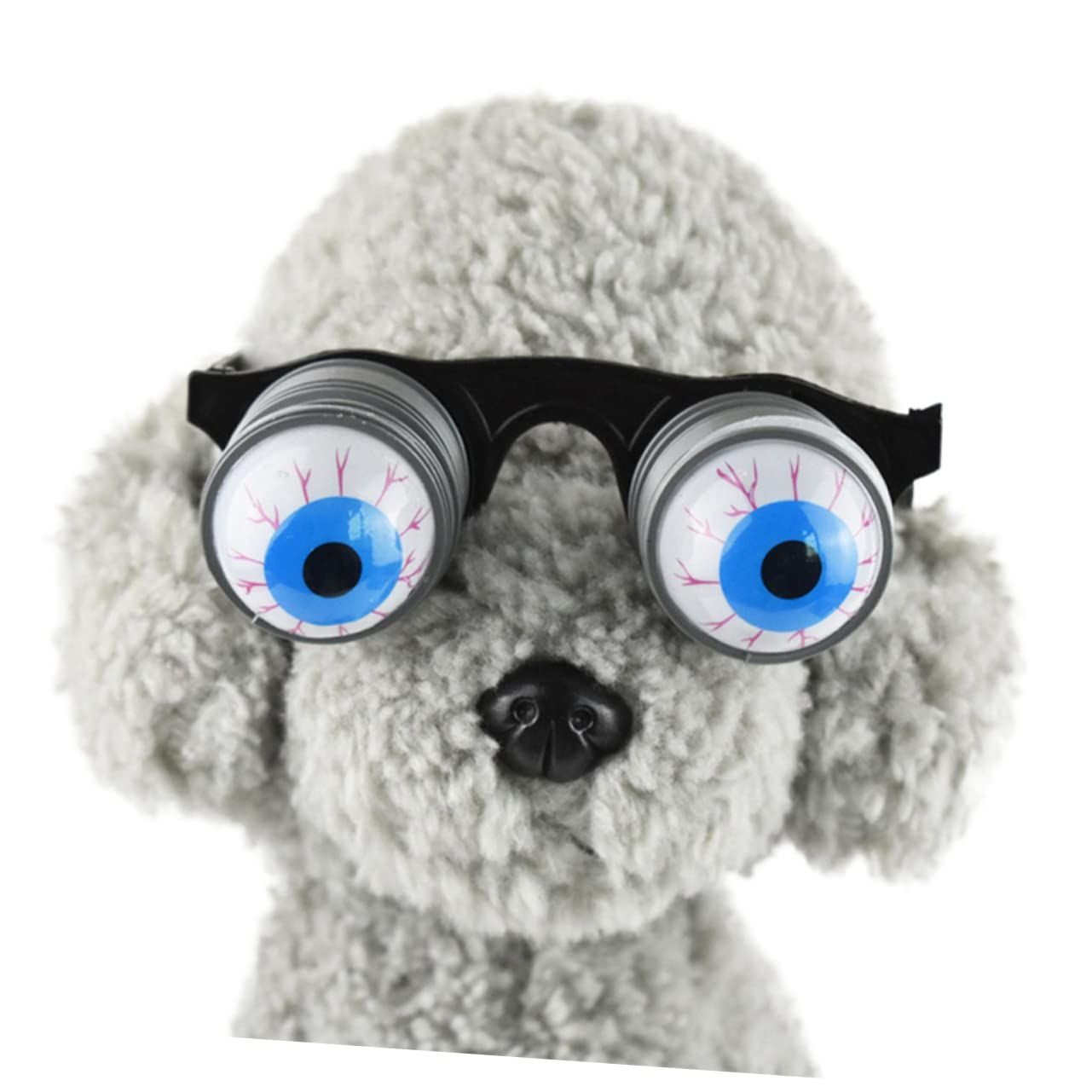 Funny Pet Glasses Scary Pet Glasses Eyeglass Transparent Funny Glasses Party view 5