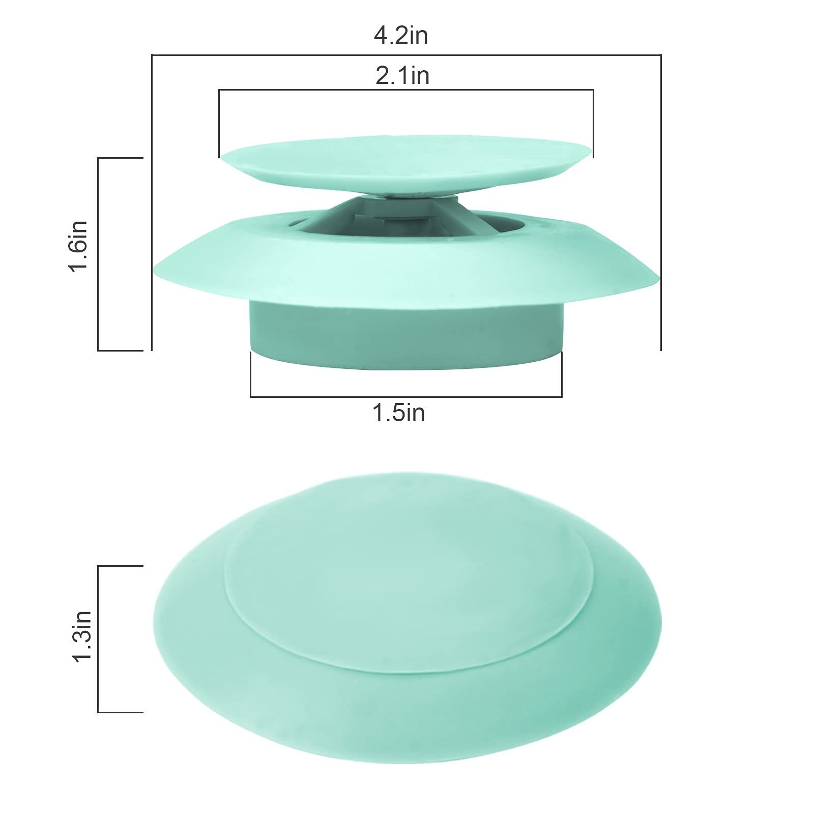 5 Packs Sink Stopper Silicone Bathtub Stopper view 2