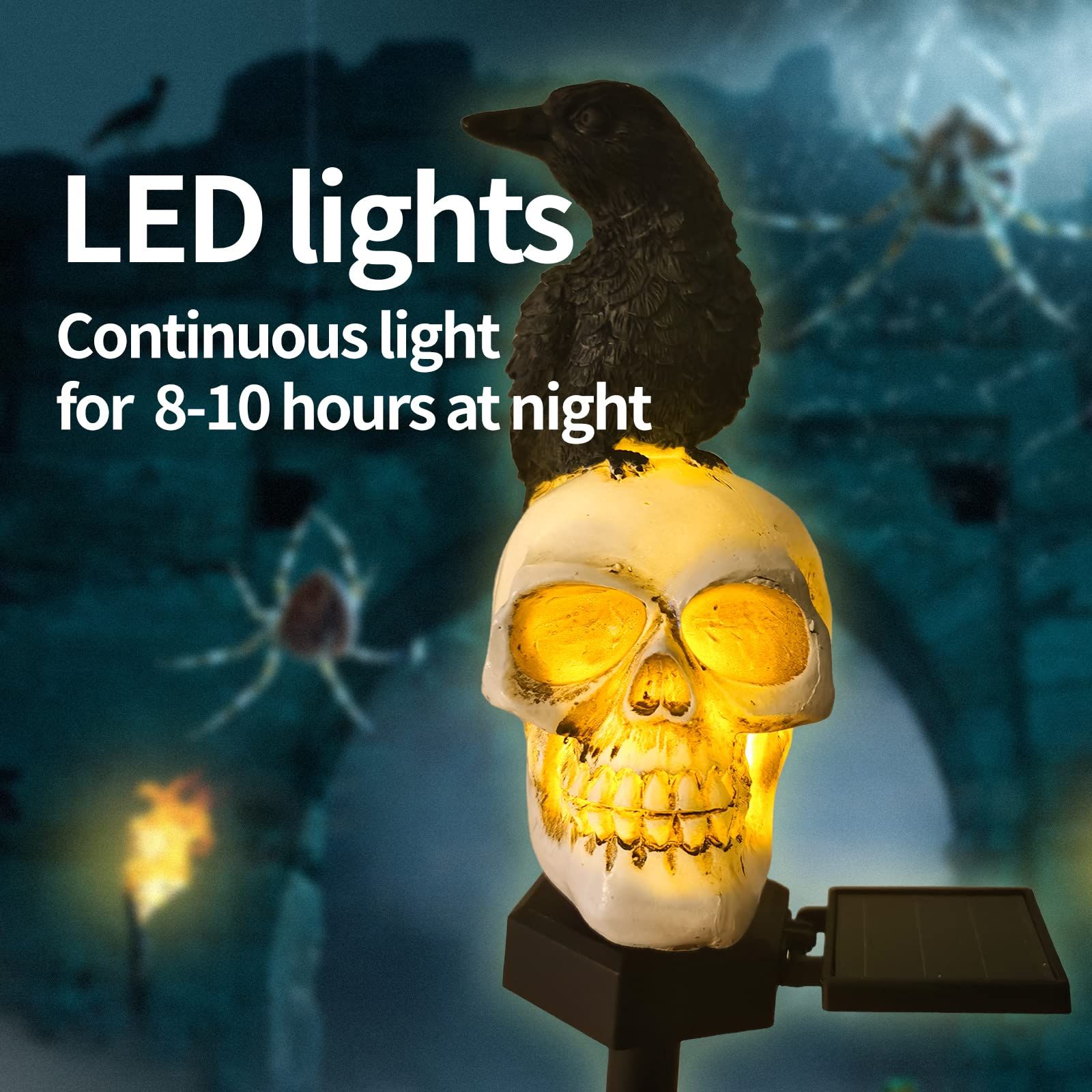 Halloween Outdoor Decoration Solar Lights view 2